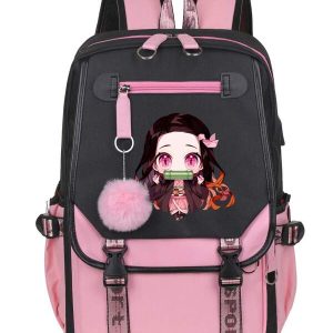 Multi-Functional Korean Style Backpack For Students And Travelers,Large Capacity Doodle Printing School Backpack,Unisex,Tready Backpack,Bag For School,Bag School,School Bag,Portable,Laptop Compartment,Large Capacity,Pink,Cute,For Teen Girls Women College Students,College,Middle School,High School,Outdoors,Travel,Outings,Elementary School,Office, Back To School Supplies Watermelon Pink