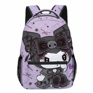 3D Printing Peripherals Primary And Secondary School Students Anime Backpack Cartoon School Bag Purple