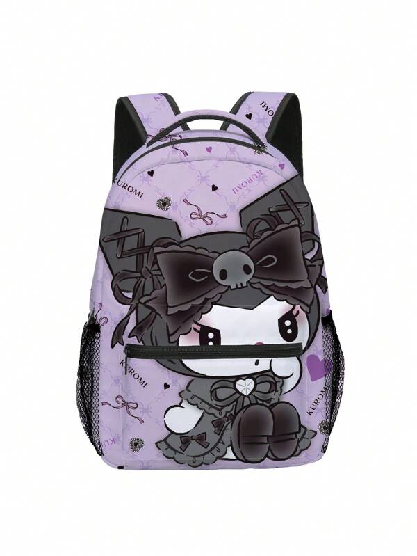 3D Printing Peripherals Primary And Secondary School Students Anime Backpack Cartoon School Bag Purple