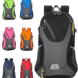 Large Capacity Waterproof Fashion 40L Outdoor Hiking Bag, Travel Bag, Duffel Bag, Backpack With Multiple Pockets And Compartments, School Bag, Hiking Travel Bag, Hiking Sports Backpack Cycling Leisure Backpack Men's Camping Weekend Homecoming Multifunctional Dormitory College Student School Bag, Halloween Gift For Men, Autumn Christmas Scream Bag, Men's Backpack, Winter Christmas Gift Travel Bag Multicolor