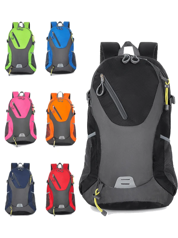 Large Capacity Waterproof Fashion 40L Outdoor Hiking Bag, Travel Bag, Duffel Bag, Backpack With Multiple Pockets And Compartments, School Bag, Hiking Travel Bag, Hiking Sports Backpack Cycling Leisure Backpack Men's Camping Weekend Homecoming Multifunctional Dormitory College Student School Bag, Halloween Gift For Men, Autumn Christmas Scream Bag, Men's Backpack, Winter Christmas Gift Travel Bag Multicolor